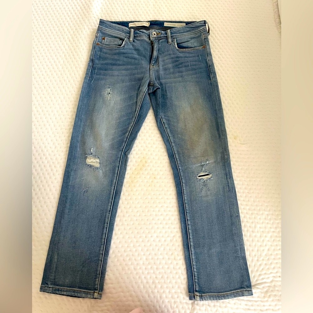 Pilcro slim boyfriend size 27
